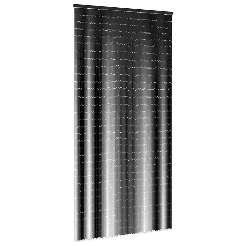 vidaXL Perdele ușă cu insecte gri închis 100×200 cm bambus