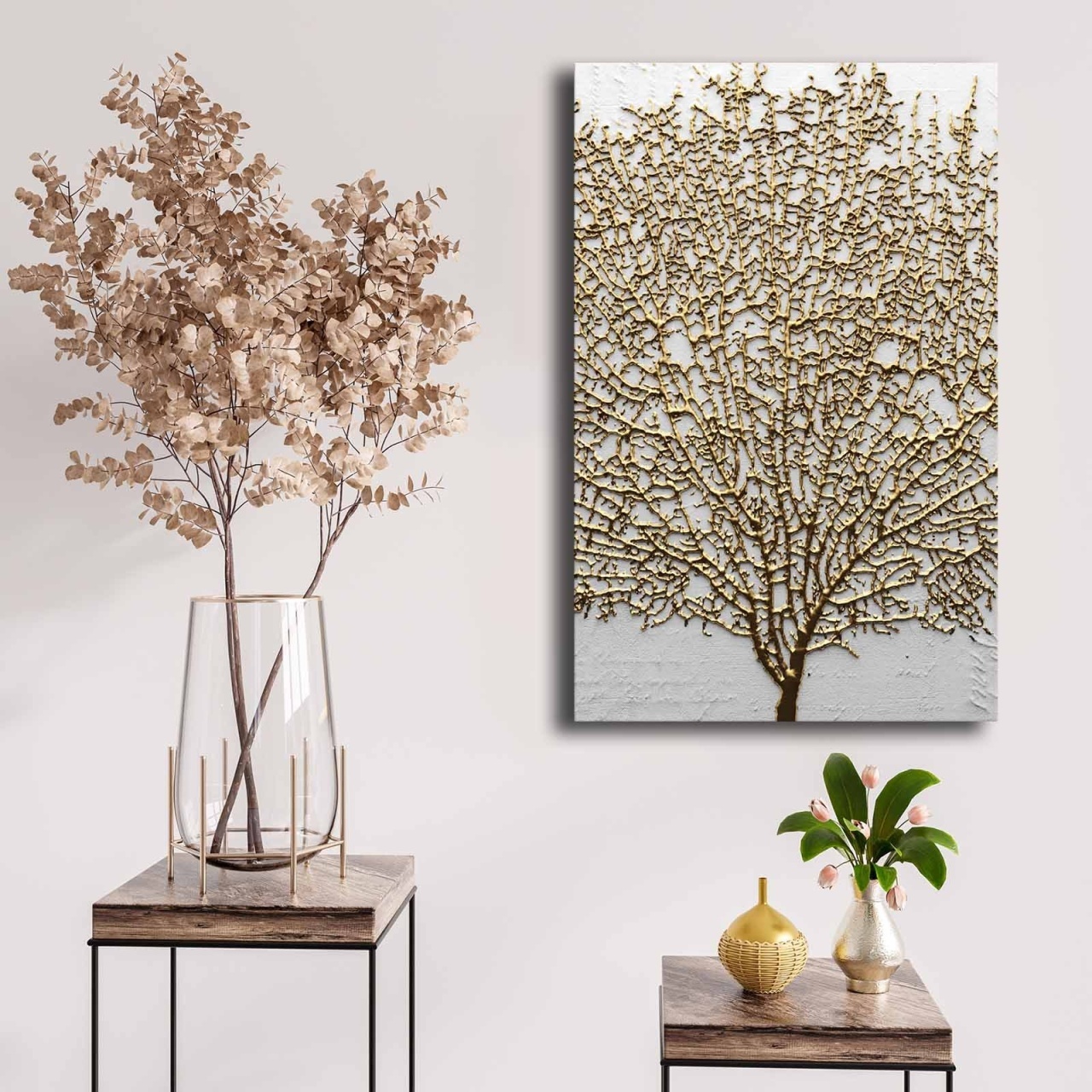 Tablou 4570NISC Auriu 45×70 cm