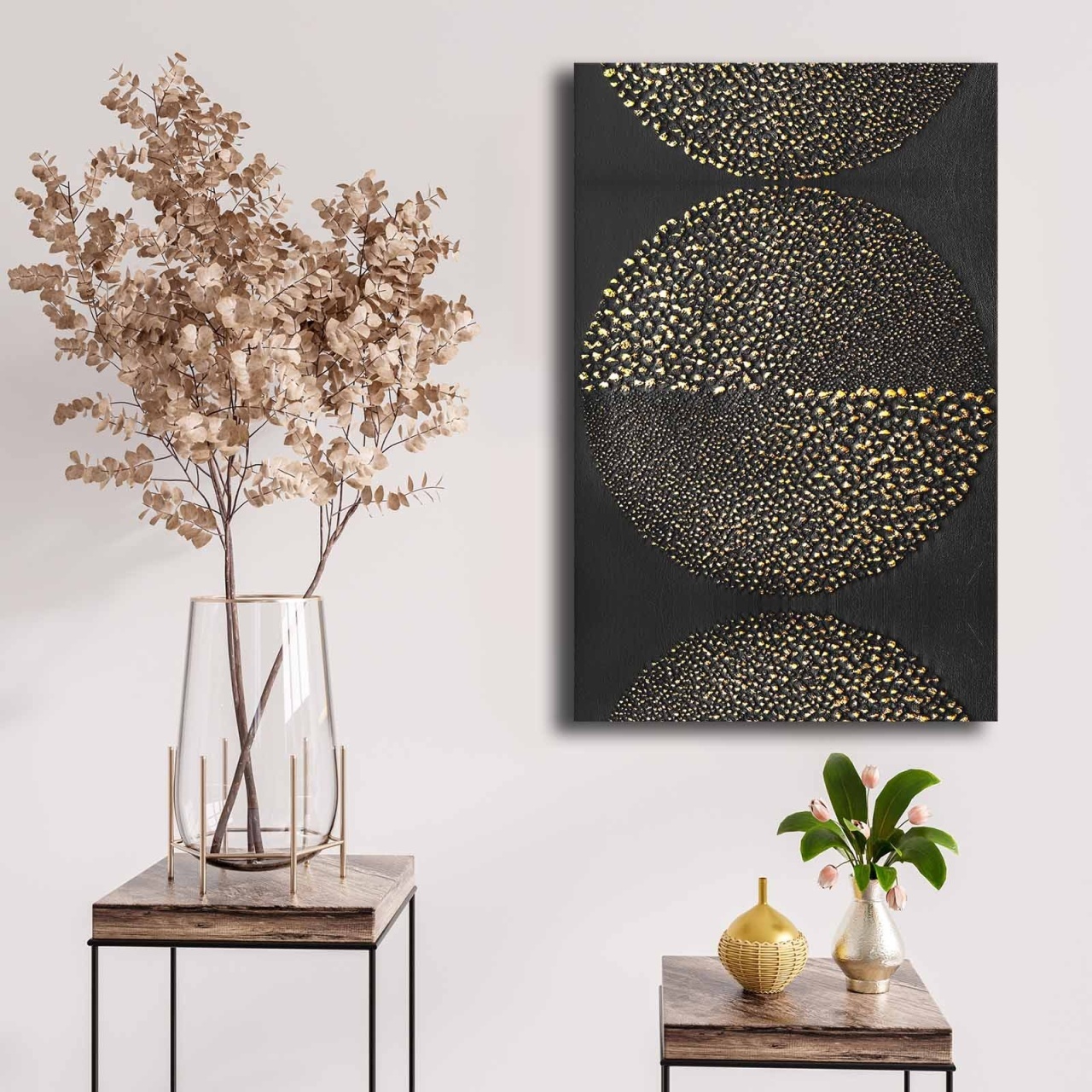 Tablou 4570NISC Auriu 45×70 cm
