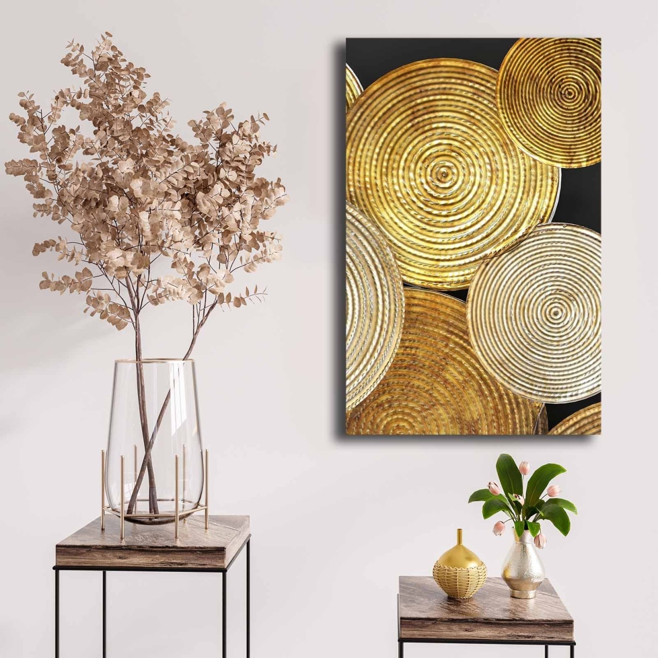 Tablou 4570NISC Auriu 45×70 cm