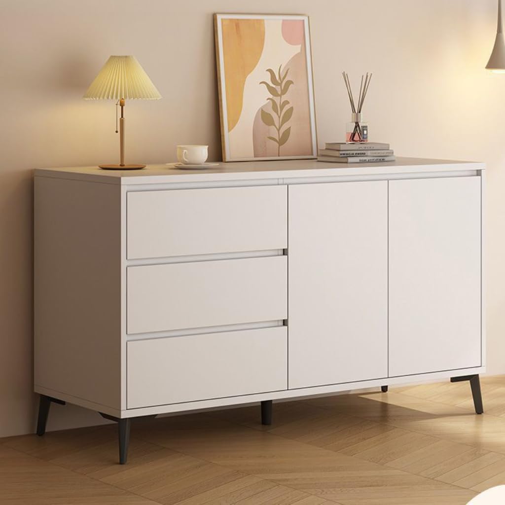 Comoda moderna si simpla cu 3 sertare si 2 usi, MDF, 140x40x75cm Comoda moderna si simpla cu 3 sertare si 2 usi, MDF, 140x40x75cm