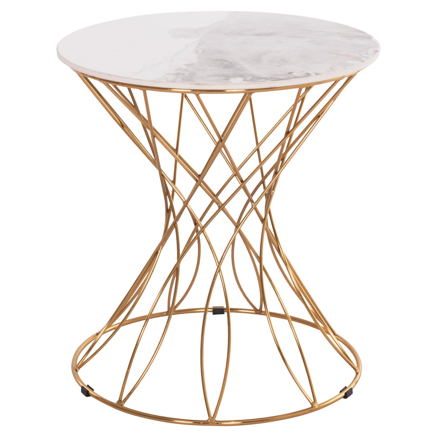Masuta de cafea LADY Φ45×48 CM – Gold Masuta de cafea LADY Φ45×48 CM – Gold