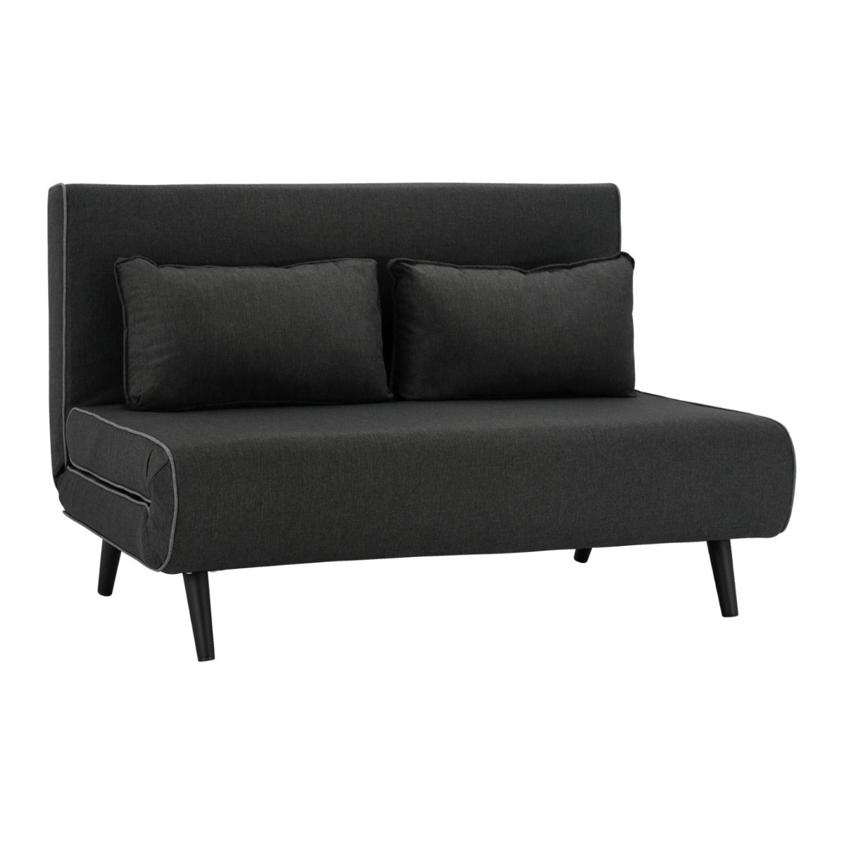 Canapea extensibila 2 locuri ROSKIS DARK GREY 140 CM – Gri inchis Canapea extensibila 2 locuri ROSKIS DARK GREY 140 CM – Gri inchis