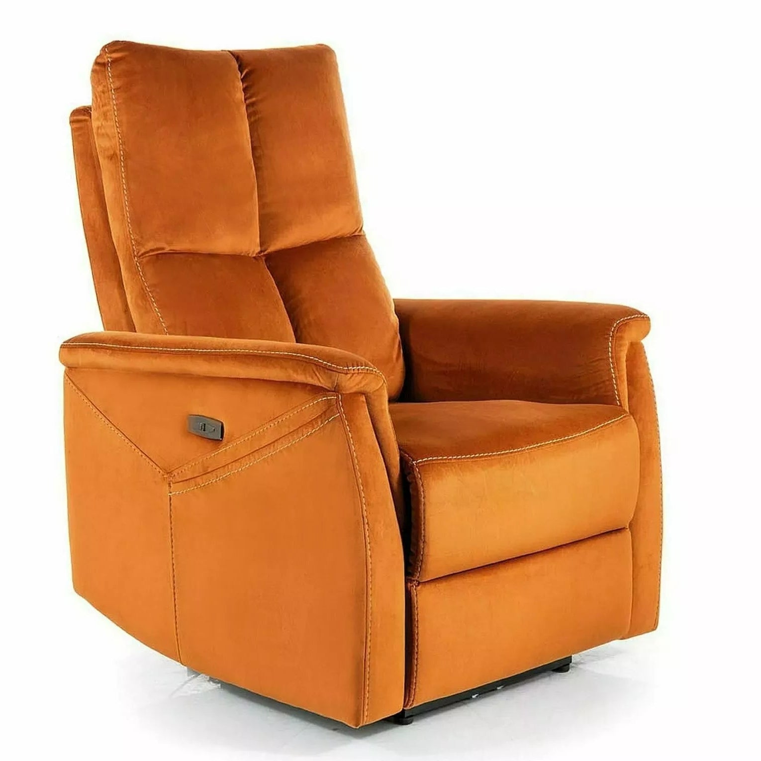 Fotoliu rabatabil NARA MASAJ VELVET – Orange Fotoliu rabatabil NARA MASAJ VELVET – Orange