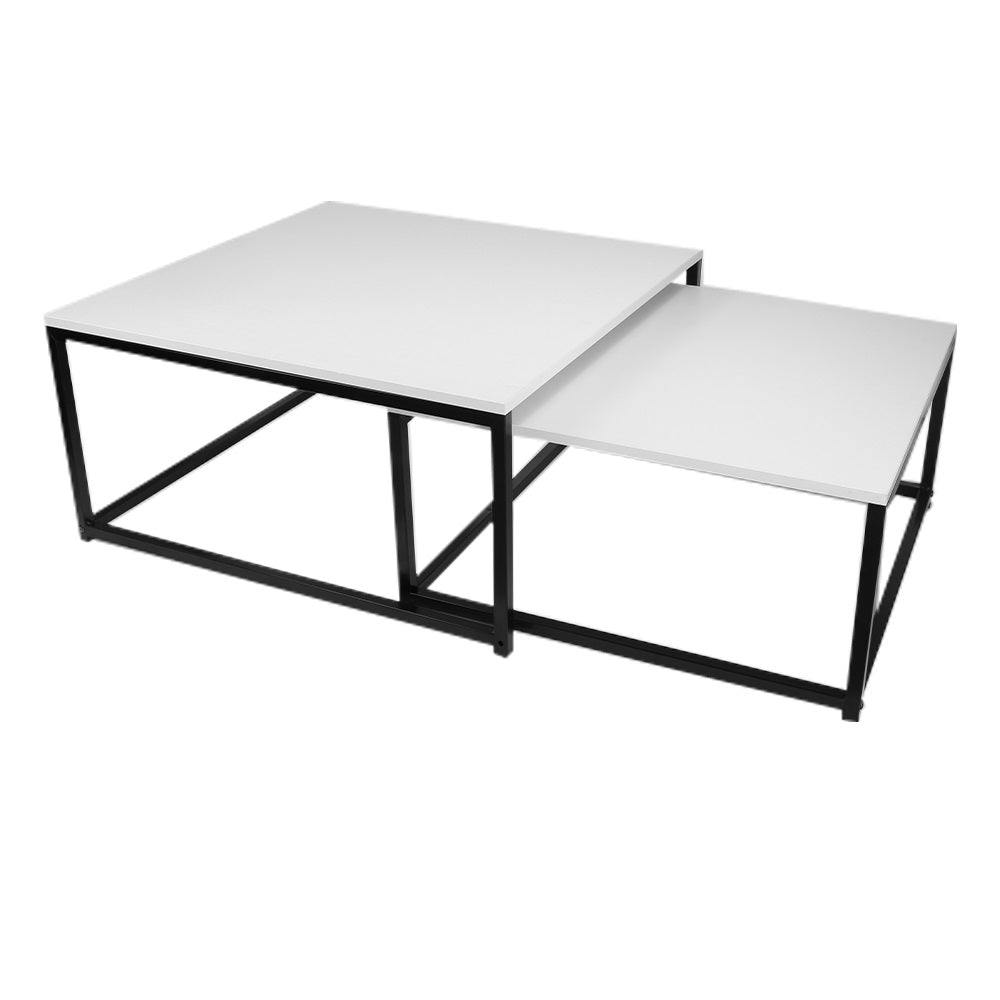 Set 2 masute de cafea MAGNO WHITE 65×32/75×37 CM – Default Title Set 2 masute de cafea MAGNO WHITE 65×32/75×37 CM – Default Title