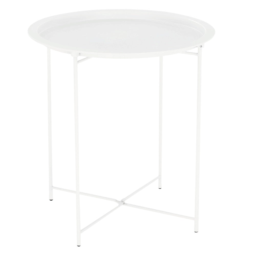 Masuta de cafea HECKING Ø47 x 50 CM – Alb