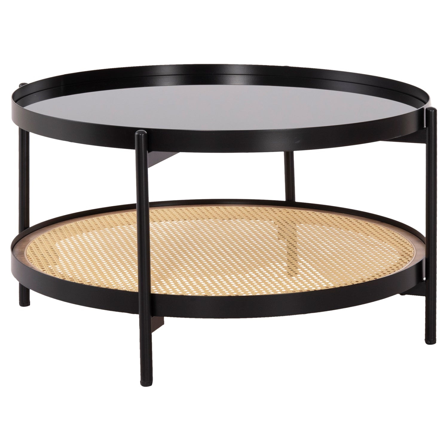 Masuta de cafea HOMER Φ80×45 CM – Negru