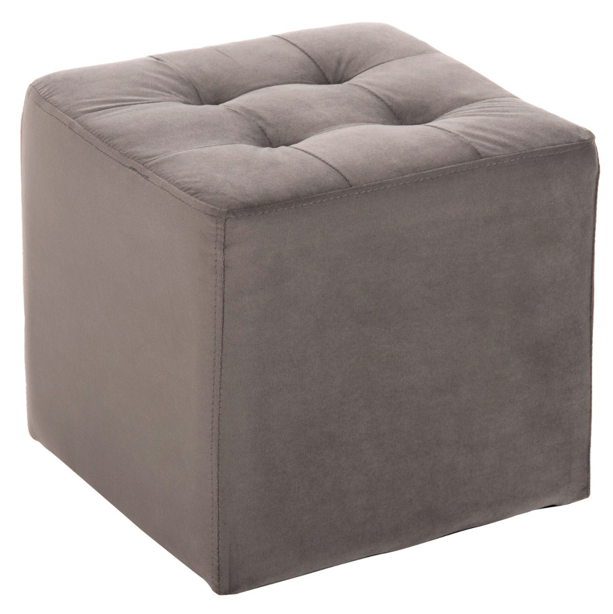 Taburet BARACO VELVET 39 CM – Grey Taburet BARACO VELVET 39 CM – Grey