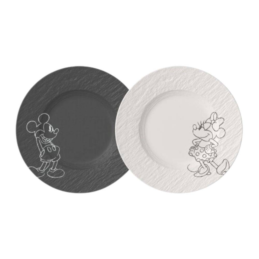 Set 2 farfurii mic dejun MANROCK MICKEY, 21.7 cm Set 2 farfurii mic dejun MANROCK MICKEY, 21.7 cm