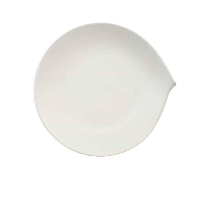 Farfurie intinsa FLOW, 28×27 cm, alb