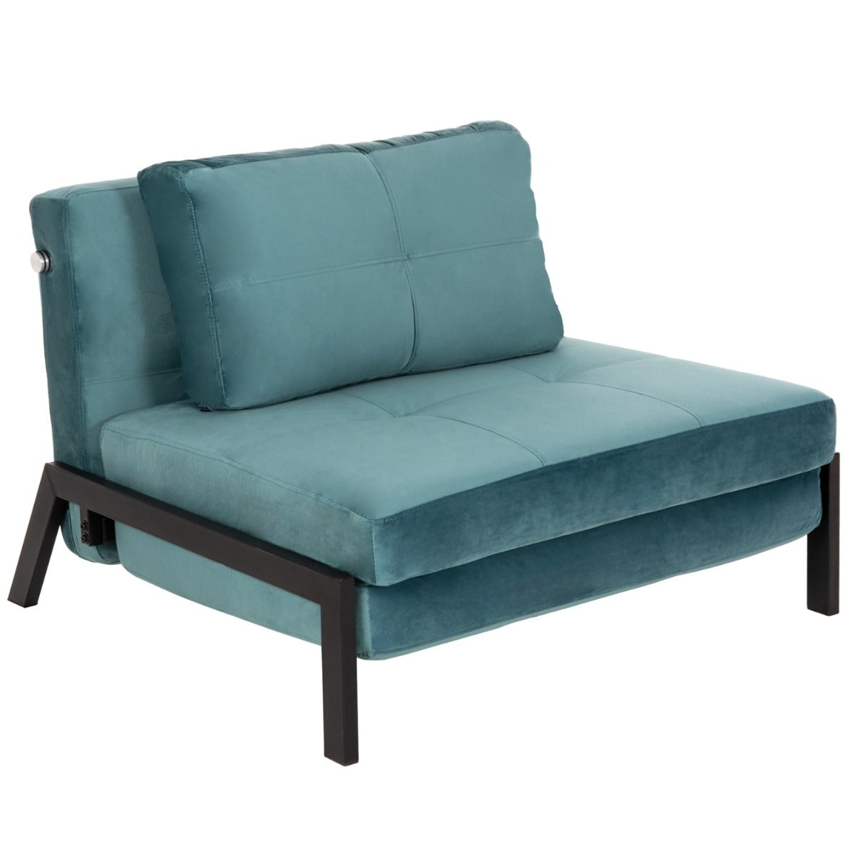 Fotoliu extensibil ELISE VELVET TURQUOISE – Turquoise Fotoliu extensibil ELISE VELVET TURQUOISE – Turquoise