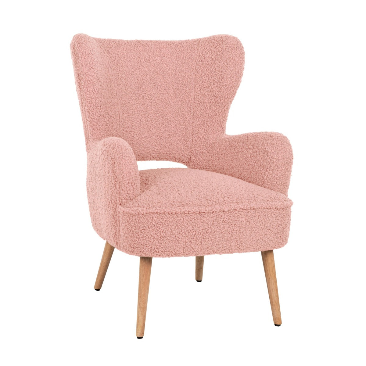 Fotoliu MILI BOUCLE – Roz Fotoliu MILI BOUCLE – Roz