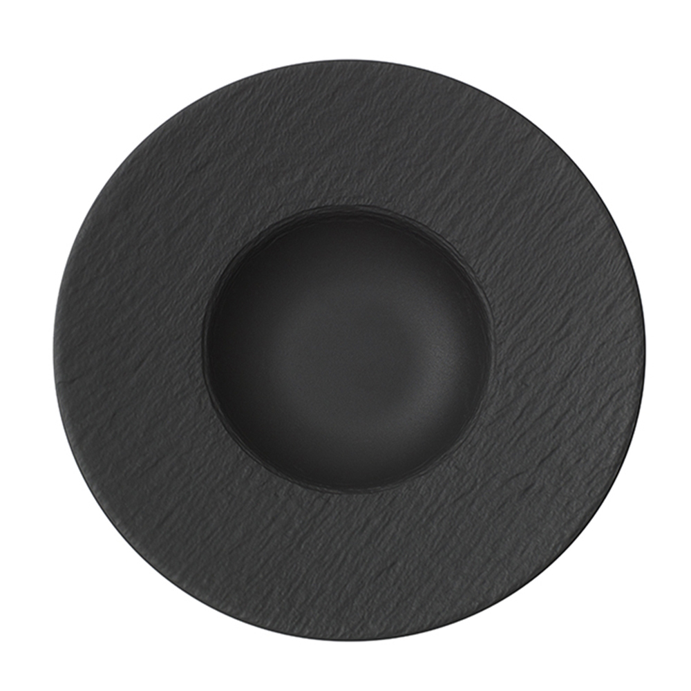 Farfurie paste MANUFACTURE ROCK, negru, 28 cm