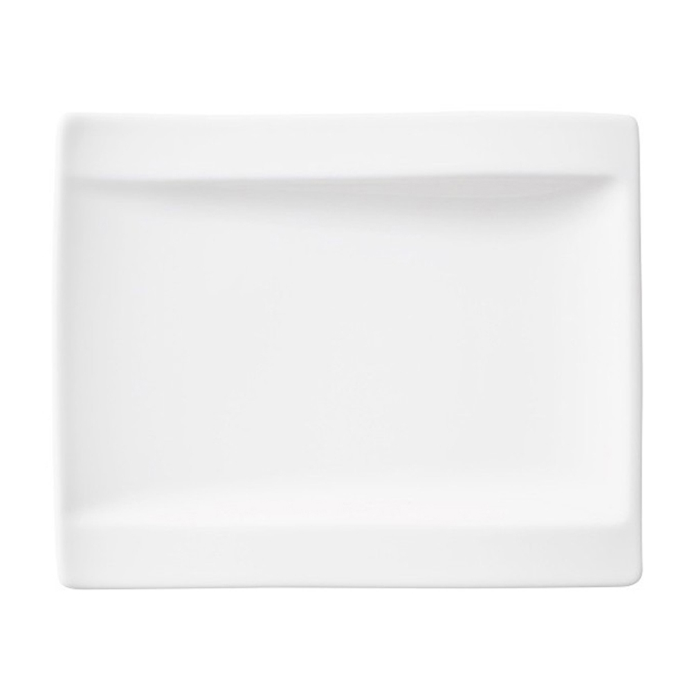 Farfurie paine si unt NEW WAVE, 18×15 cm, alb