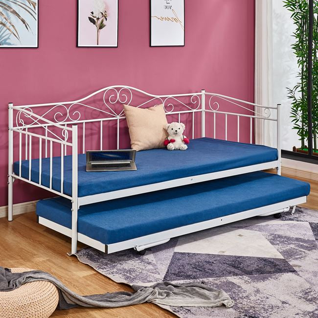 Pat extensibil PANDOR 90 x 190 CM – Alb Pat extensibil PANDOR 90 x 190 CM – Alb