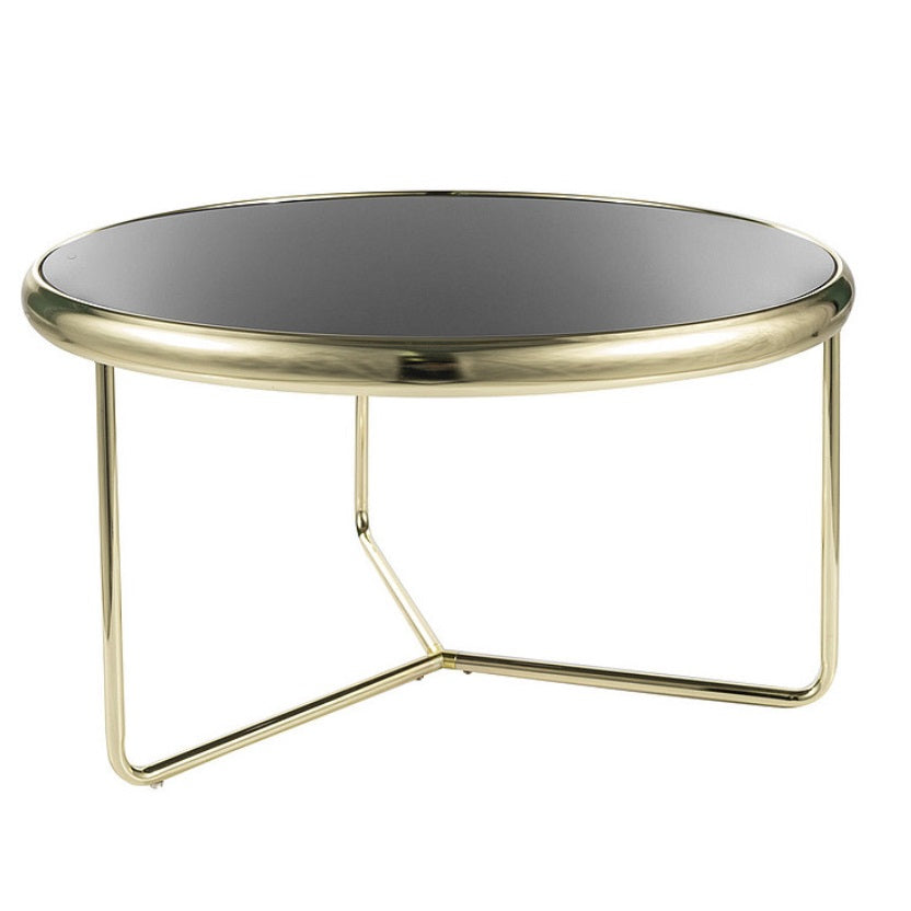 Masuta de cafea TARIKS Ø74 x 40 CM – Gold
