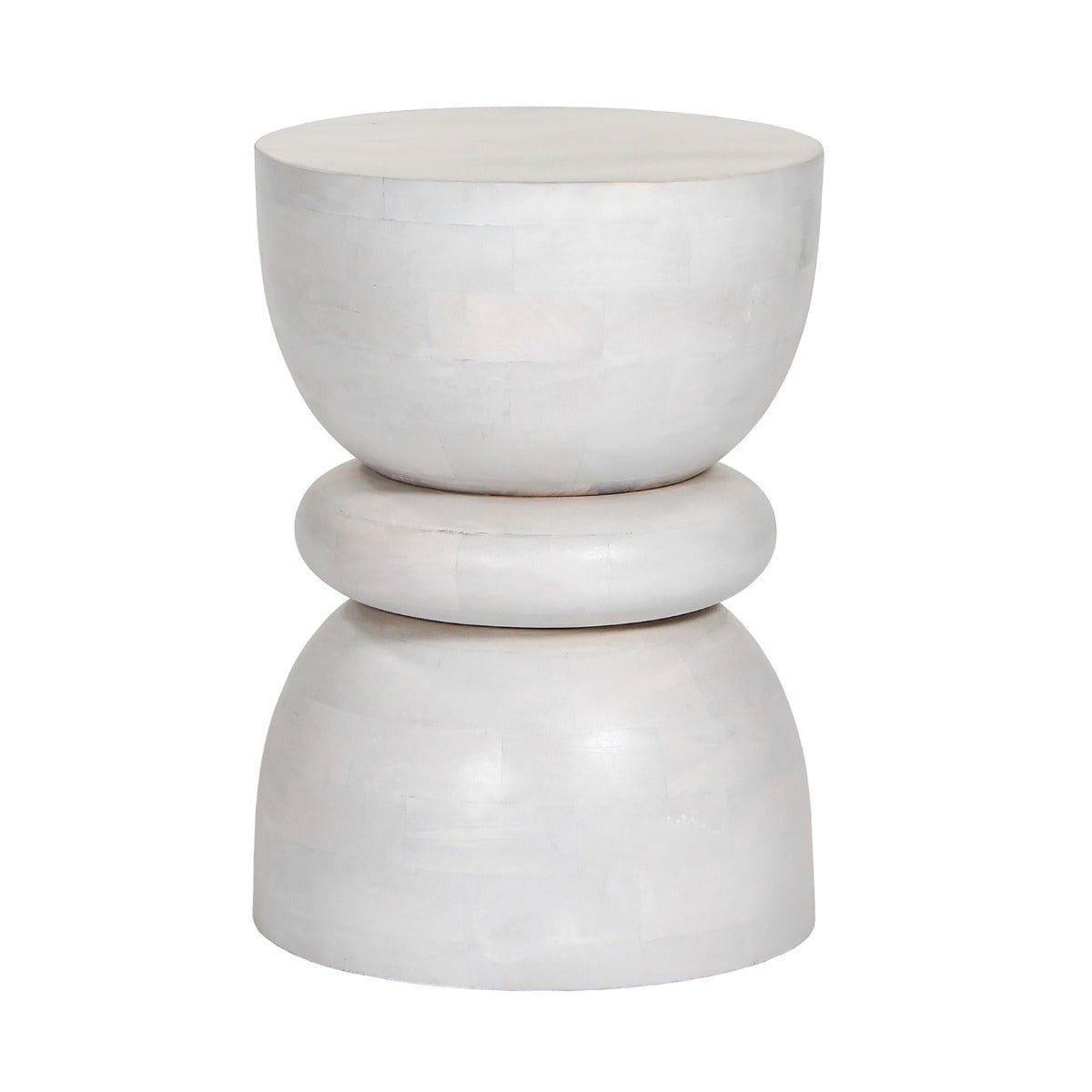 Masuta de cafea/ Taburet VALDEMA Ø35 x 51 CM – Alb Masuta de cafea/ Taburet VALDEMA Ø35 x 51 CM – Alb