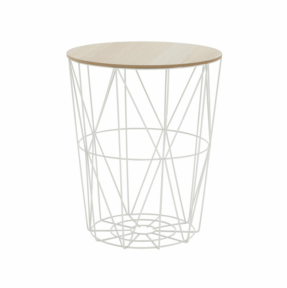 Masuta de cafea PROVAS TYPE III Ø40 CM – Alb