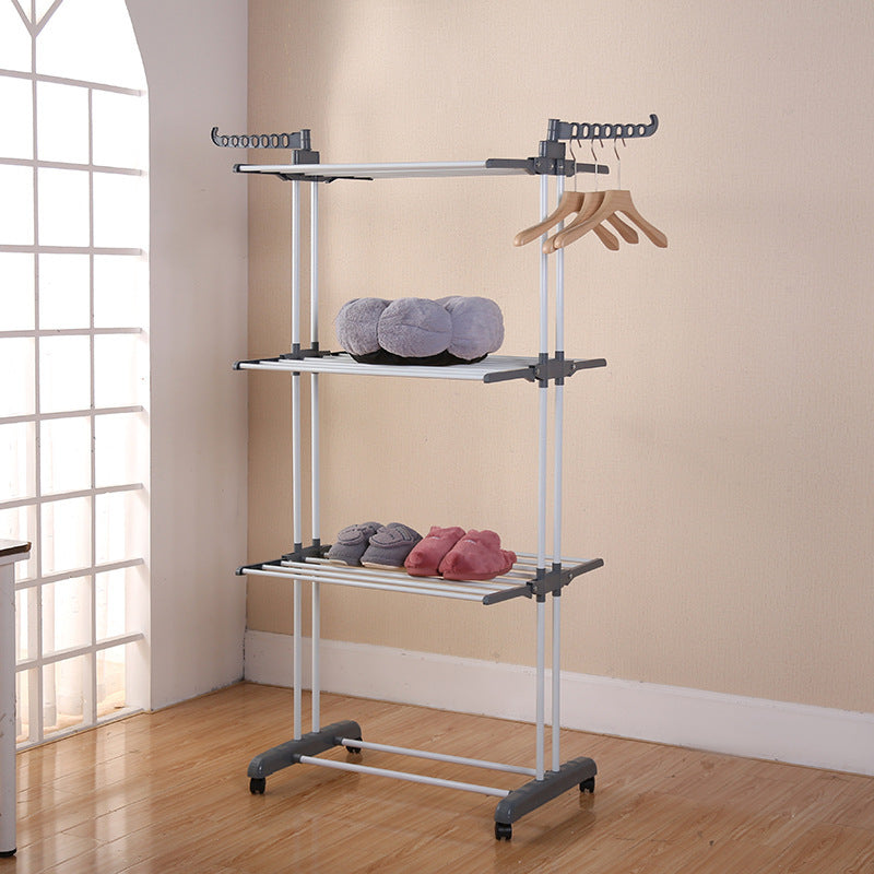 Uscator vertical, mobil si pliabil pentru rufe cu suport umerase, inaltime 173cm Uscator vertical, mobil si pliabil pentru rufe cu suport umerase, inaltime 173cm
