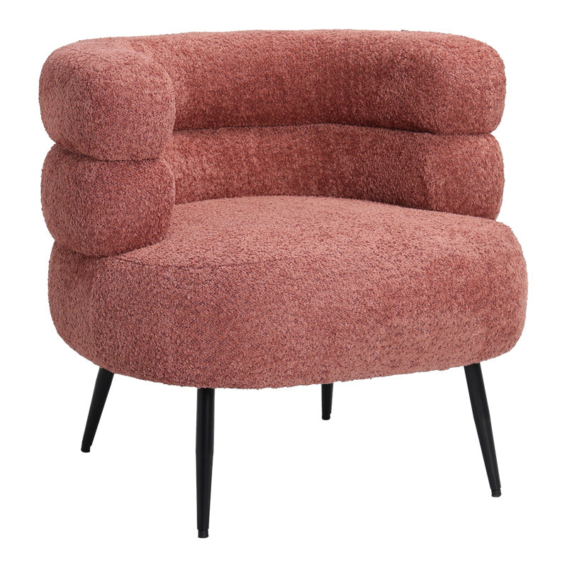 Fotoliu Foleja, Boucle, Design în culoarea marului stricat, Roz, 76x75x72 cm – Roz Fotoliu Foleja, Boucle, Design în culoarea marului stricat, Roz, 76x75x72 cm – Roz