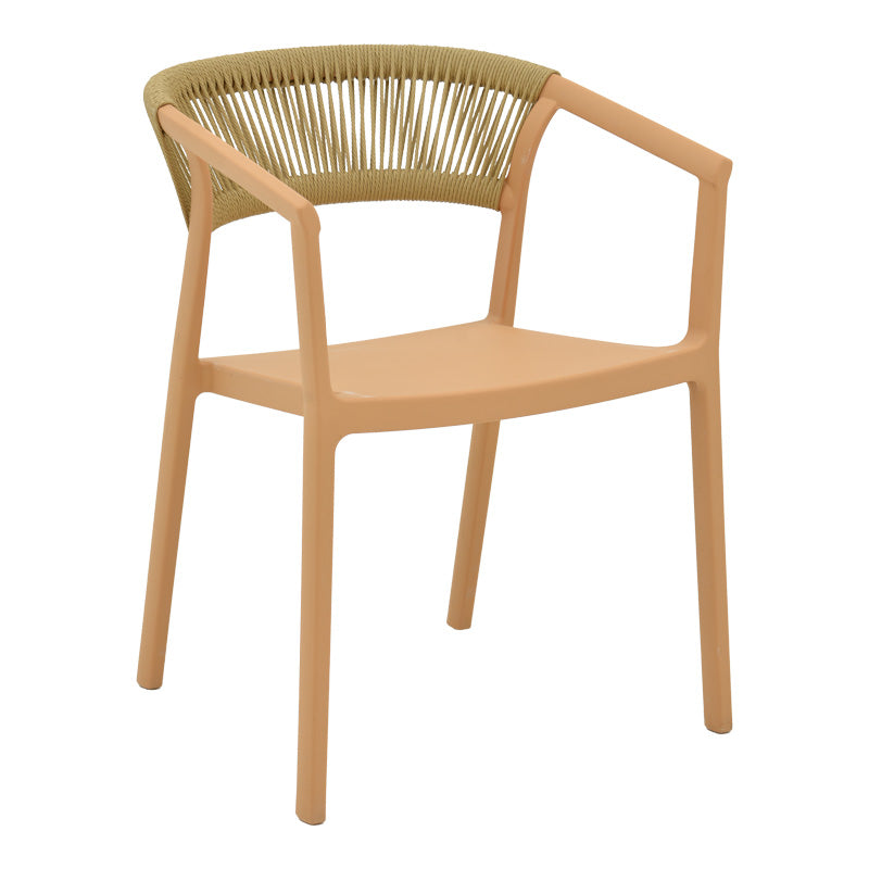 Fotoliu stivuibil Sillia, Cappuccino, Polipropilena cu Ratan, Bej, 55x52x74 cm – Bej Fotoliu stivuibil Sillia, Cappuccino, Polipropilena cu Ratan, Bej, 55x52x74 cm – Bej