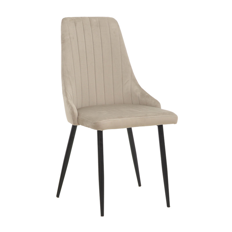 Scaun Azori catifea, bej-Gri, 49x55x85 cm – Gri Scaun Azori catifea, bej-Gri, 49x55x85 cm – Gri