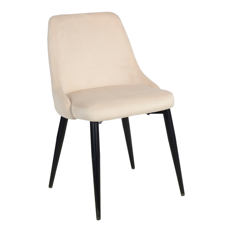 Scaun Zedna, Catifea, galbena, 51x58x84 cm – Bej Scaun Zedna, Catifea, galbena, 51x58x84 cm – Bej