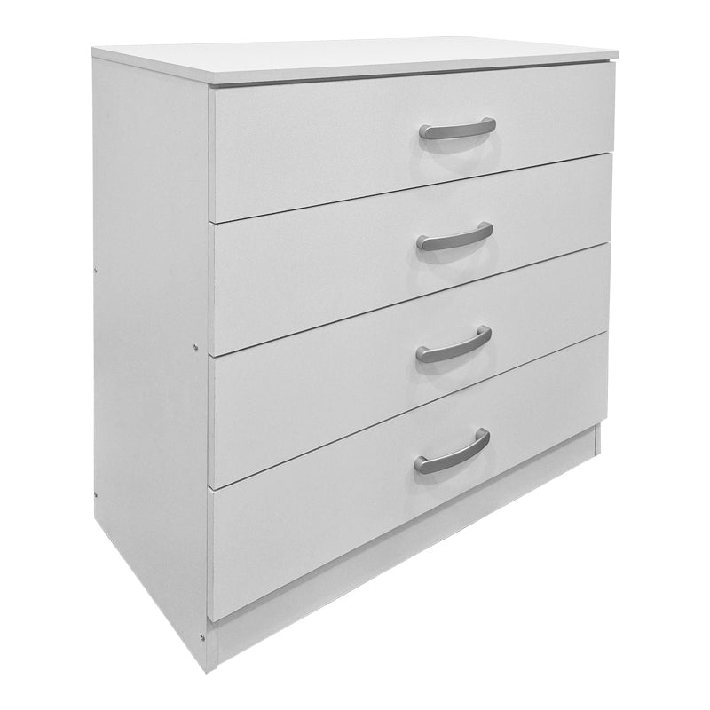 Comoda cu sertare Athos, Lemn, 80x40x79 cm – Alb