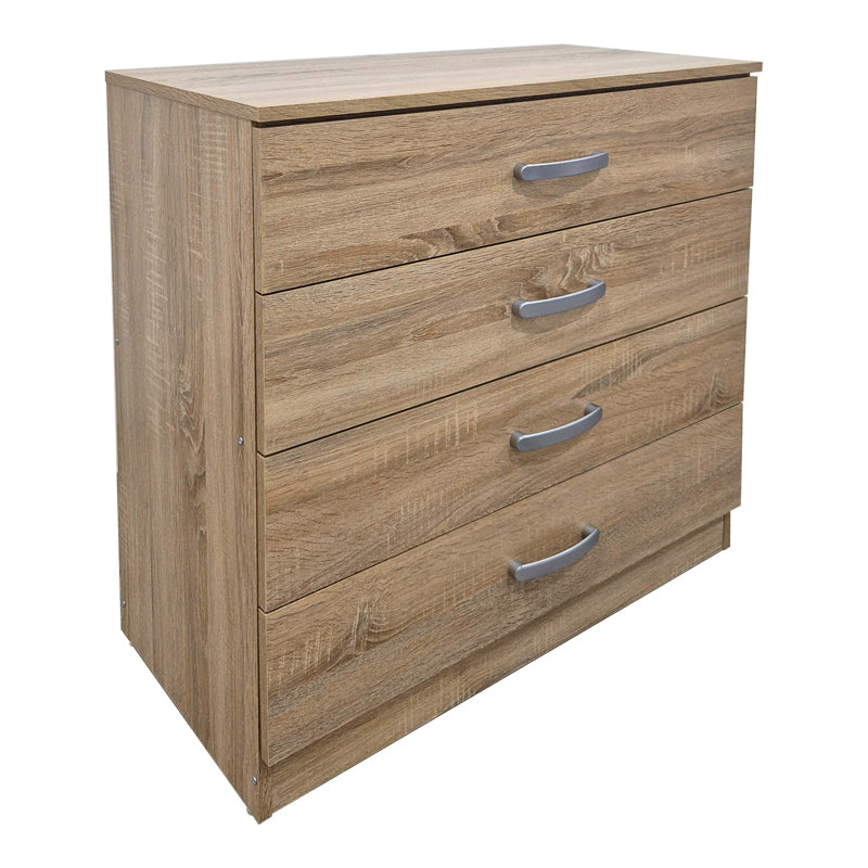 Comoda cu sertare Athos, Lemn, 80x40x79 cm – Stejar