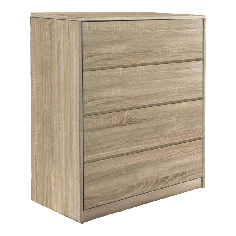 Comoda Kuanger, MDF, 80x40x80 cm – Stejar