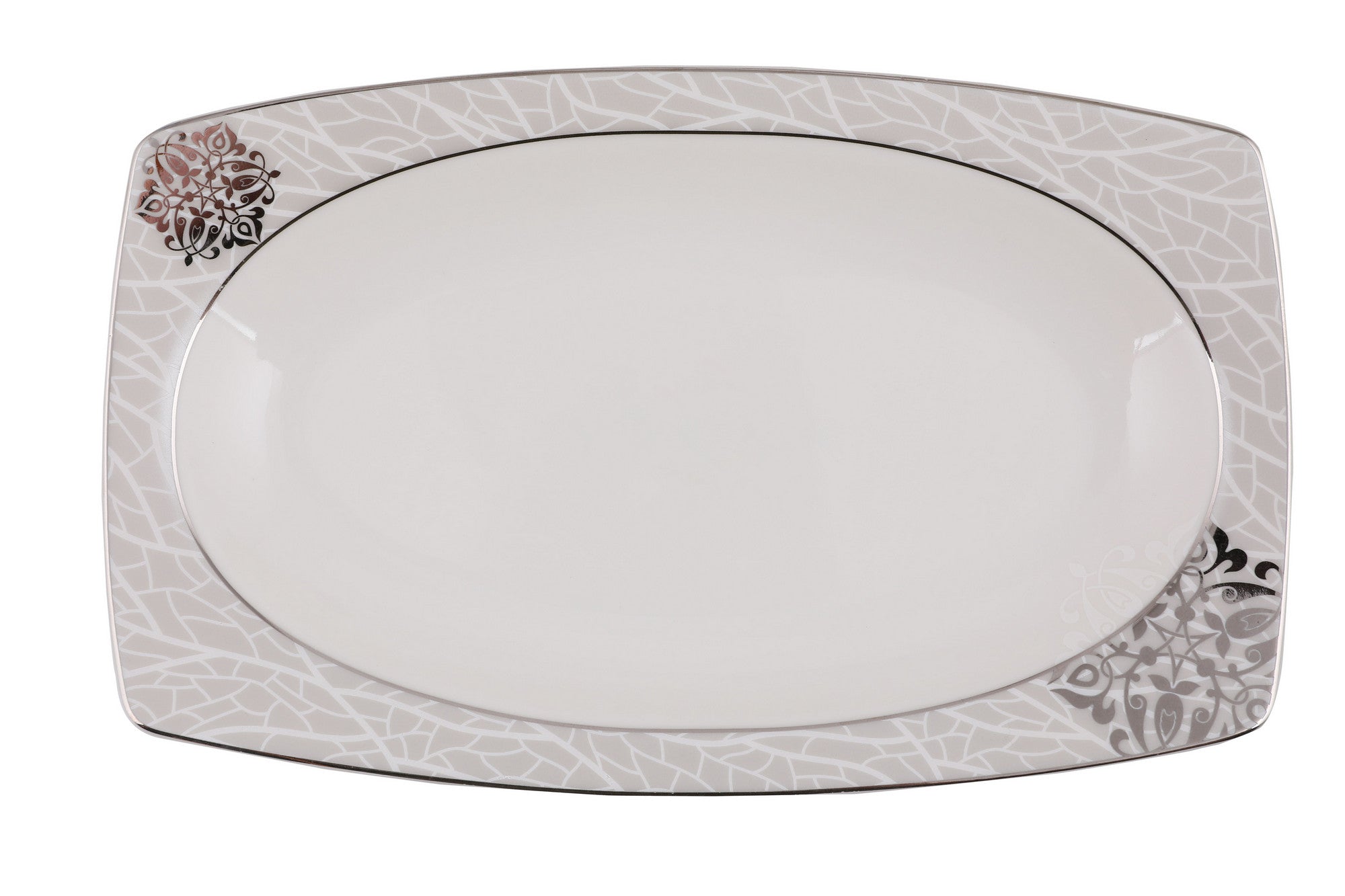 Serviciu de masă 61 bucăți GBSCR61KYT8405951, Alb, 29×18 cm – Alb Serviciu de masă 61 bucăți GBSCR61KYT8405951, Alb, 29×18 cm – Alb