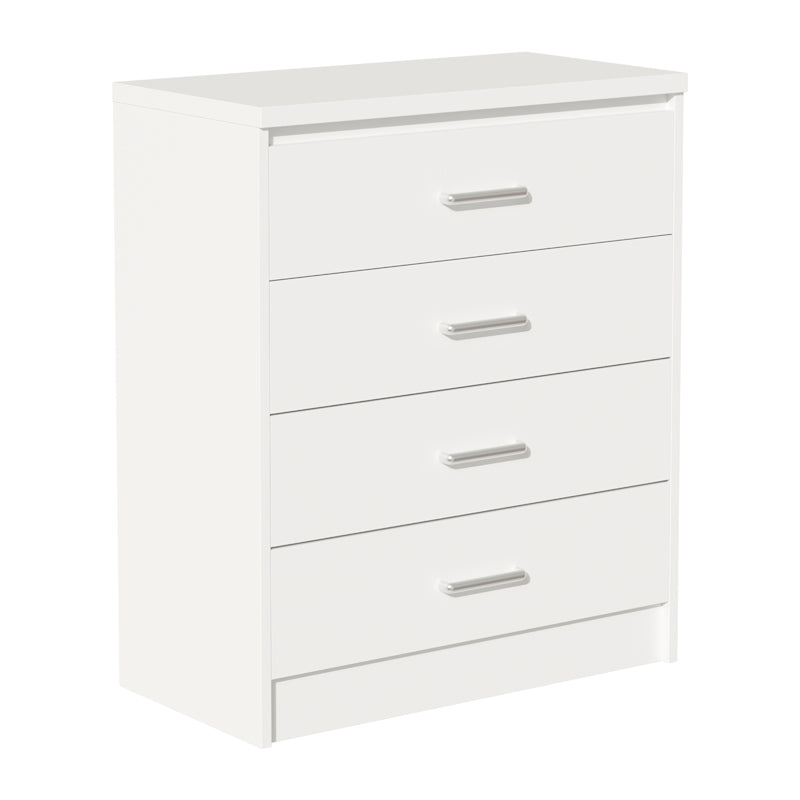 Comoda cu 4 sertare Olympus, Alba, 80x40x95 cm – Alb Comoda cu 4 sertare Olympus, Alba, 80x40x95 cm – Alb