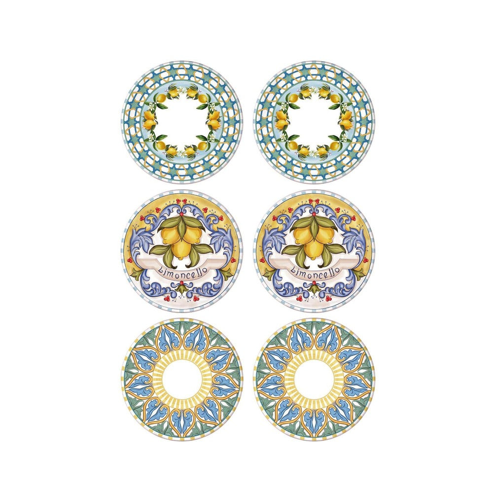 Set farfurii, Multicolor, 19 cm – Multicolor Set farfurii, Multicolor, 19 cm – Multicolor