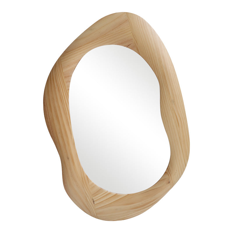 Oglinda ovala multifunctionala Enola, Natural, 54×80 cm – Natur