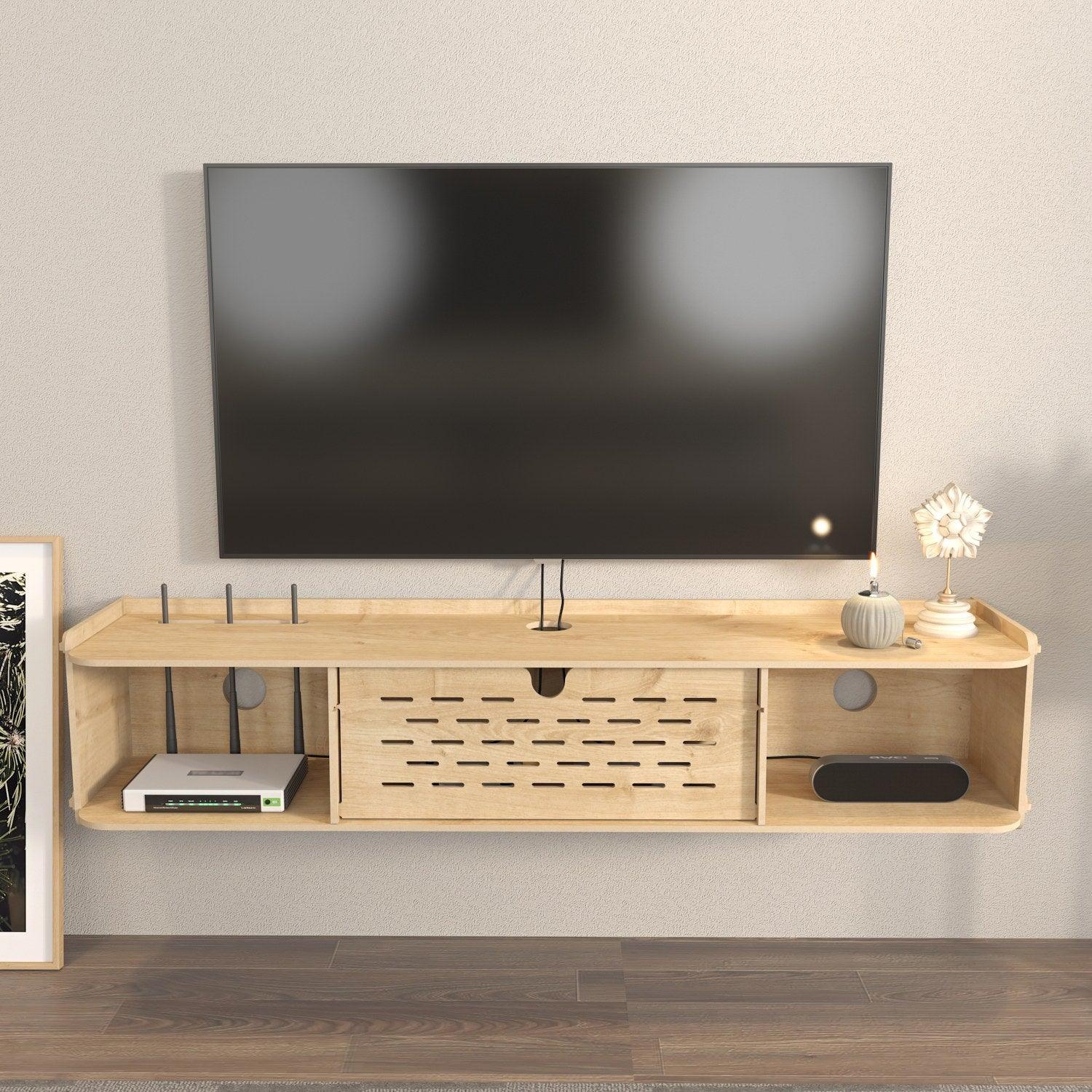 Comoda Tv Pare, Stejar, 116 X 20 X 25 Cm – Stejar Comoda Tv Pare, Stejar, 116 X 20 X 25 Cm – Stejar