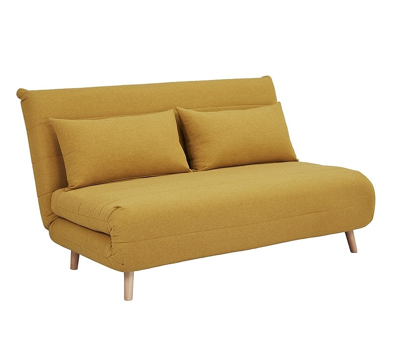Canapea extensibila 2 locuri JEREMY 147 CM – Mustard Canapea extensibila 2 locuri JEREMY 147 CM – Mustard
