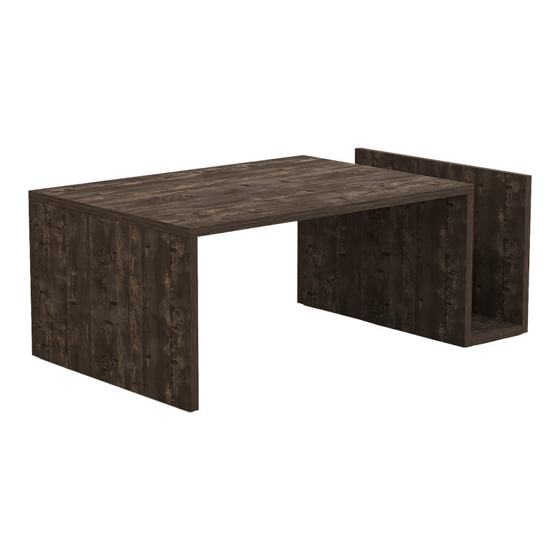 Măsuță de cafea Poko, stil modern, finisaj nuc închis, lemn, 87x50x32 cm – DARK WALNUT Măsuță de cafea Poko, stil modern, finisaj nuc închis, lemn, 87x50x32 cm – DARK WALNUT