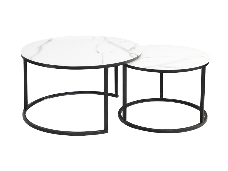 Set 2 masute de cafea ATLANTA WHITE – Default Title