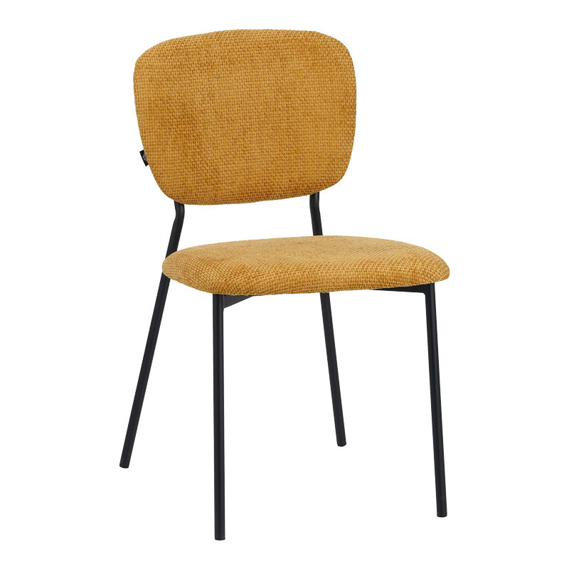 Scaun Cathair, boucle si metal, 48x53x82 cm – Galben