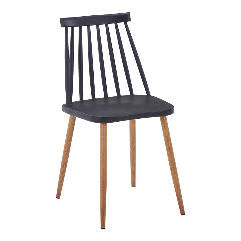 Scaun de sufragerie Aurora, Alb-Natural, polipropilena si metal, 42x50x77 cm – Negru-Natural Scaun de sufragerie Aurora, Alb-Natural, polipropilena si metal, 42x50x77 cm – Negru-Natural
