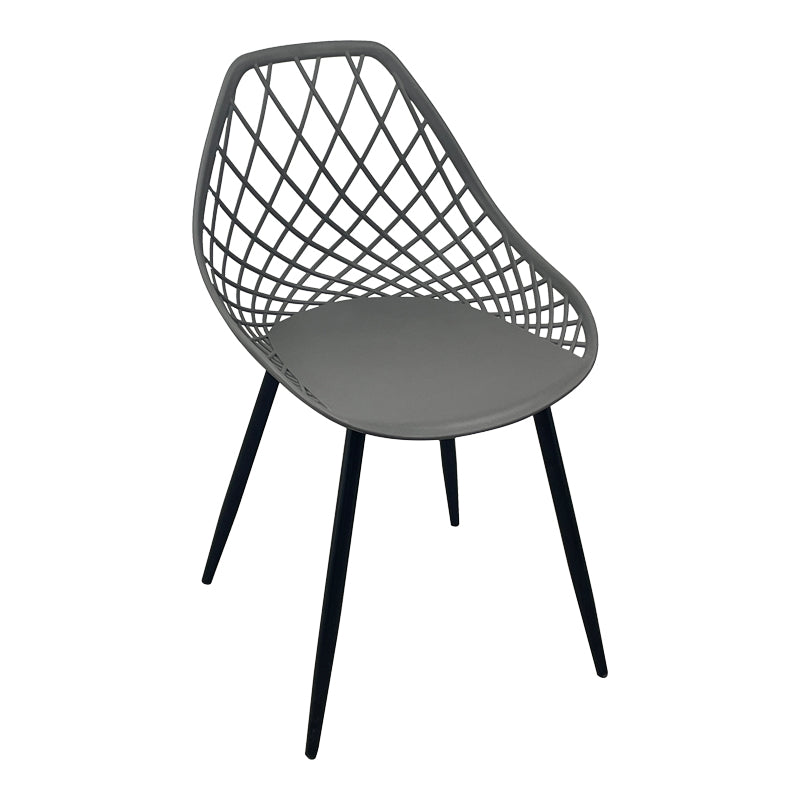 Scaun Suan, Metal, 49x51x86 cm – Antracit