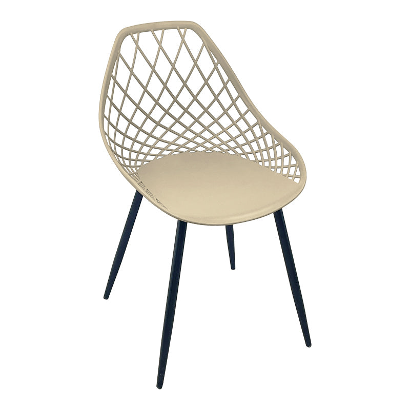 Scaun Suan, Metal, 49x51x86 cm – Crem Scaun Suan, Metal, 49x51x86 cm – Crem