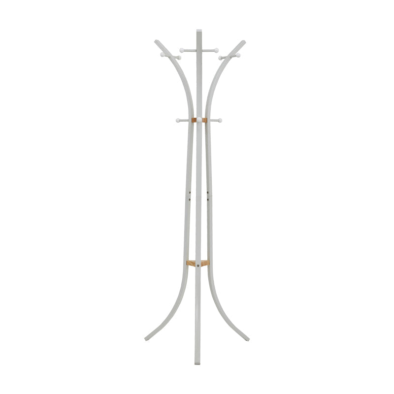 Cuier tip pom Bamile, 51x63x175 cm – Alb