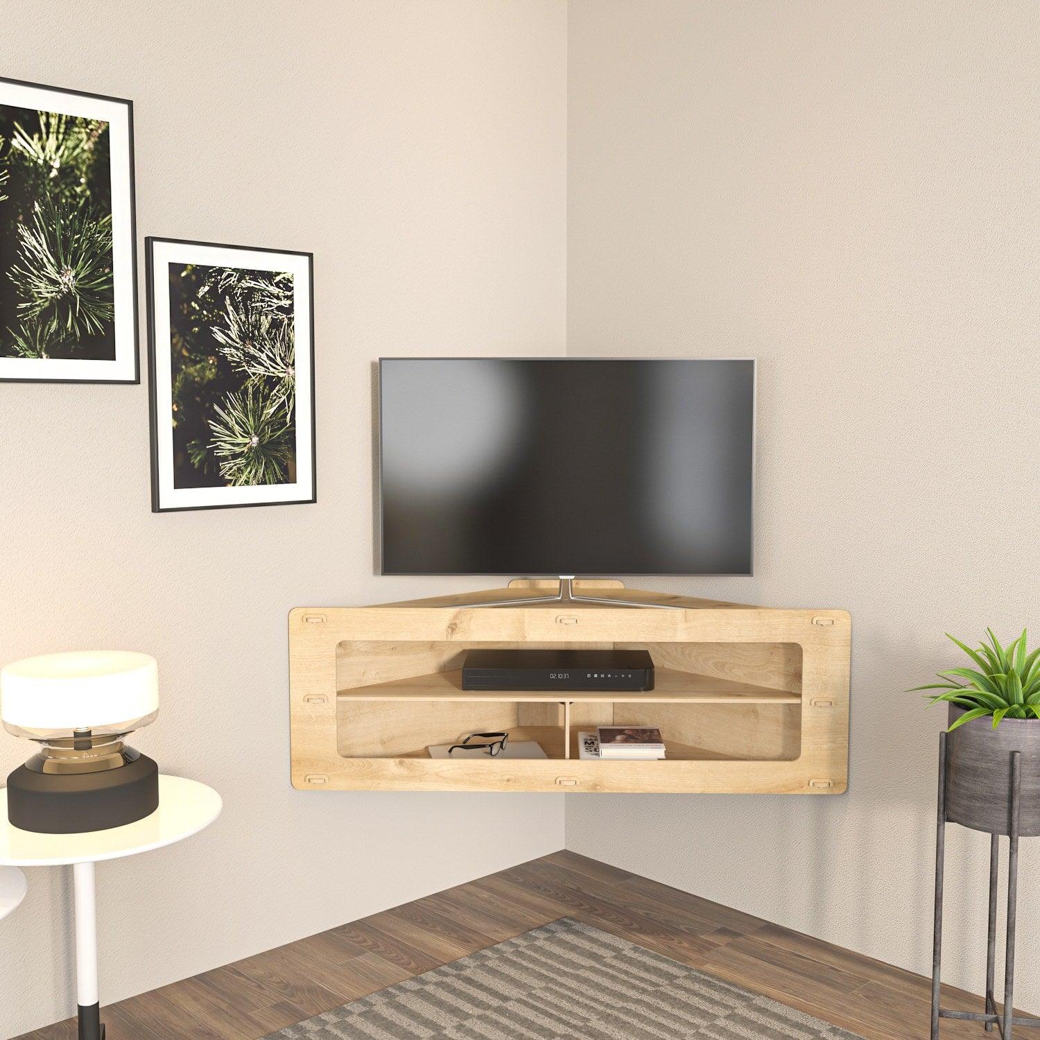 Comoda Tv Colt Lala, Stejar, 120x40x45 cm – Stejar
