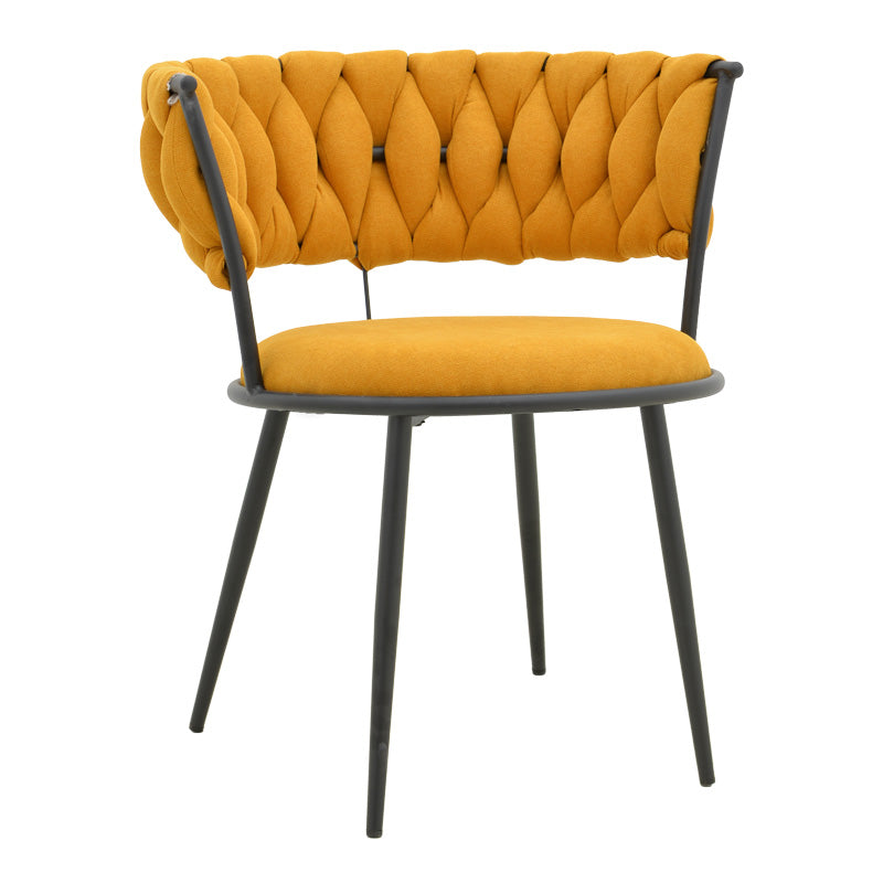 Fotoliu Alkia I din Panza, galbena, 57x58x72 cm – Galben Fotoliu Alkia I din Panza, galbena, 57x58x72 cm – Galben