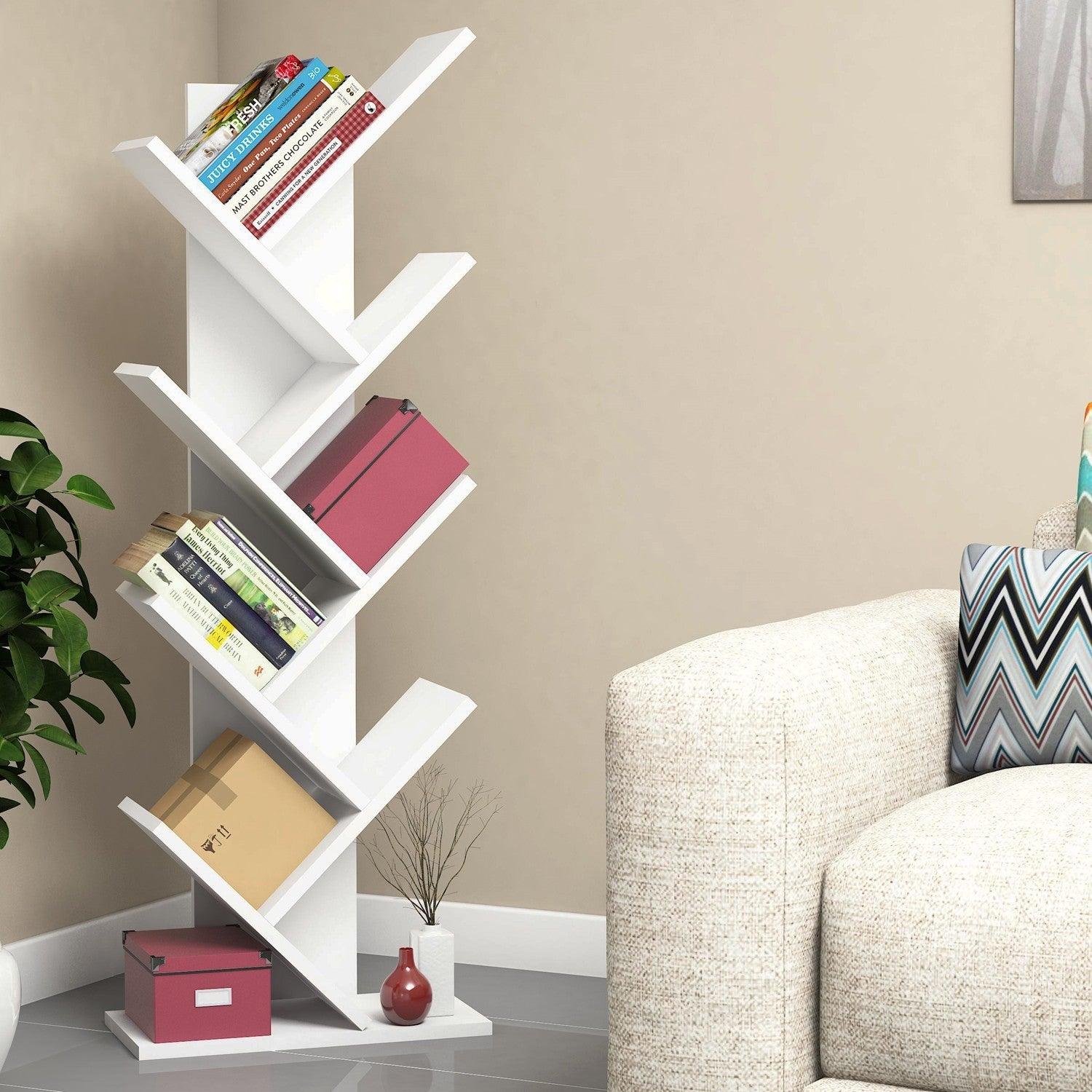 Biblioteca Zermat, 46x129x22 cm – Alb