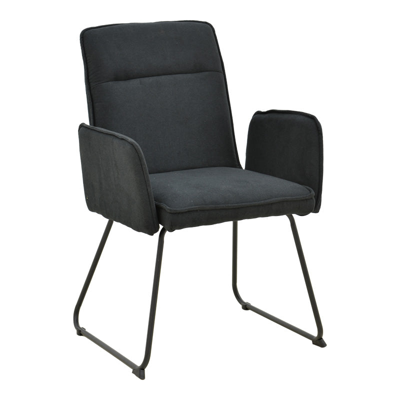 Fotoliu Essential tesatura, neagra, 56x59x89 cm – Negru Fotoliu Essential tesatura, neagra, 56x59x89 cm – Negru