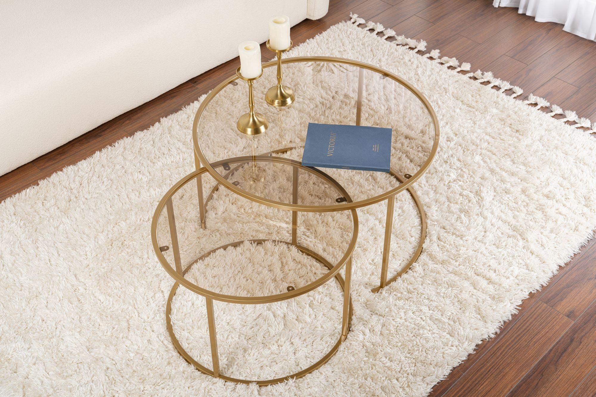 Măsuță de cafea Aurum – 80, 60, Diverse culori, 60x60x39 cm – Auriu – Bronz