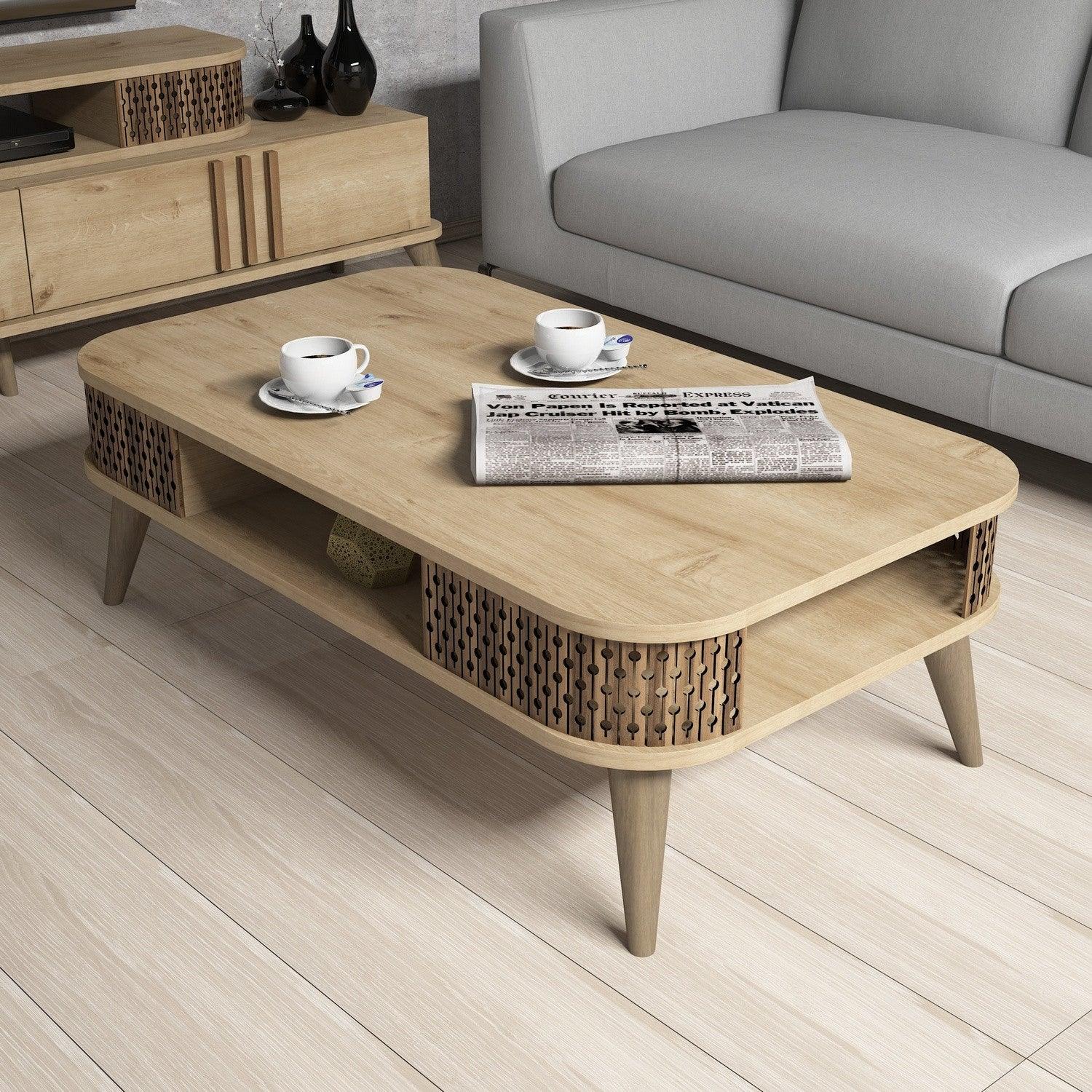 Masuta de cafea Septembrie, Stejar, 105x35x60 cm – Stejar
