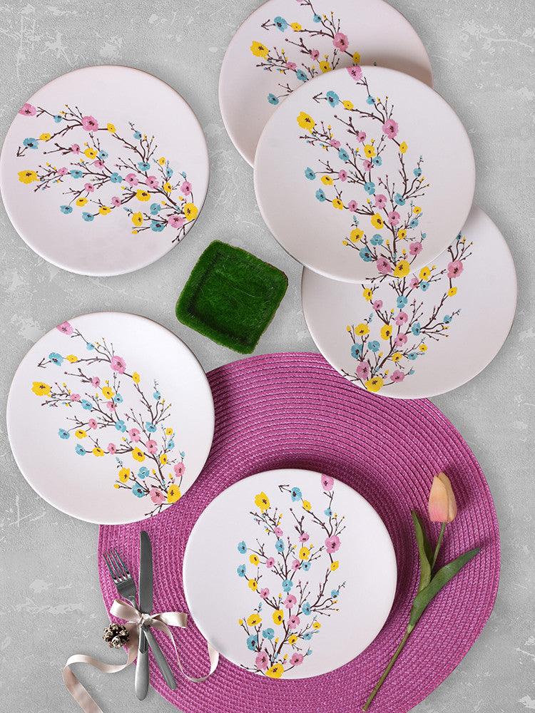 Set 6 Farfurii Spring, Crem, 26 cm – Crem